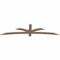 Ekena Millwork Davenport Smooth Timber Gable Bracket, Douglas Fir, 84"W x 21"H x 1 1/2"D x 3 1/2"F, 6/12 Pitch GBW084X21X0204DAV00SDF - alternate 4